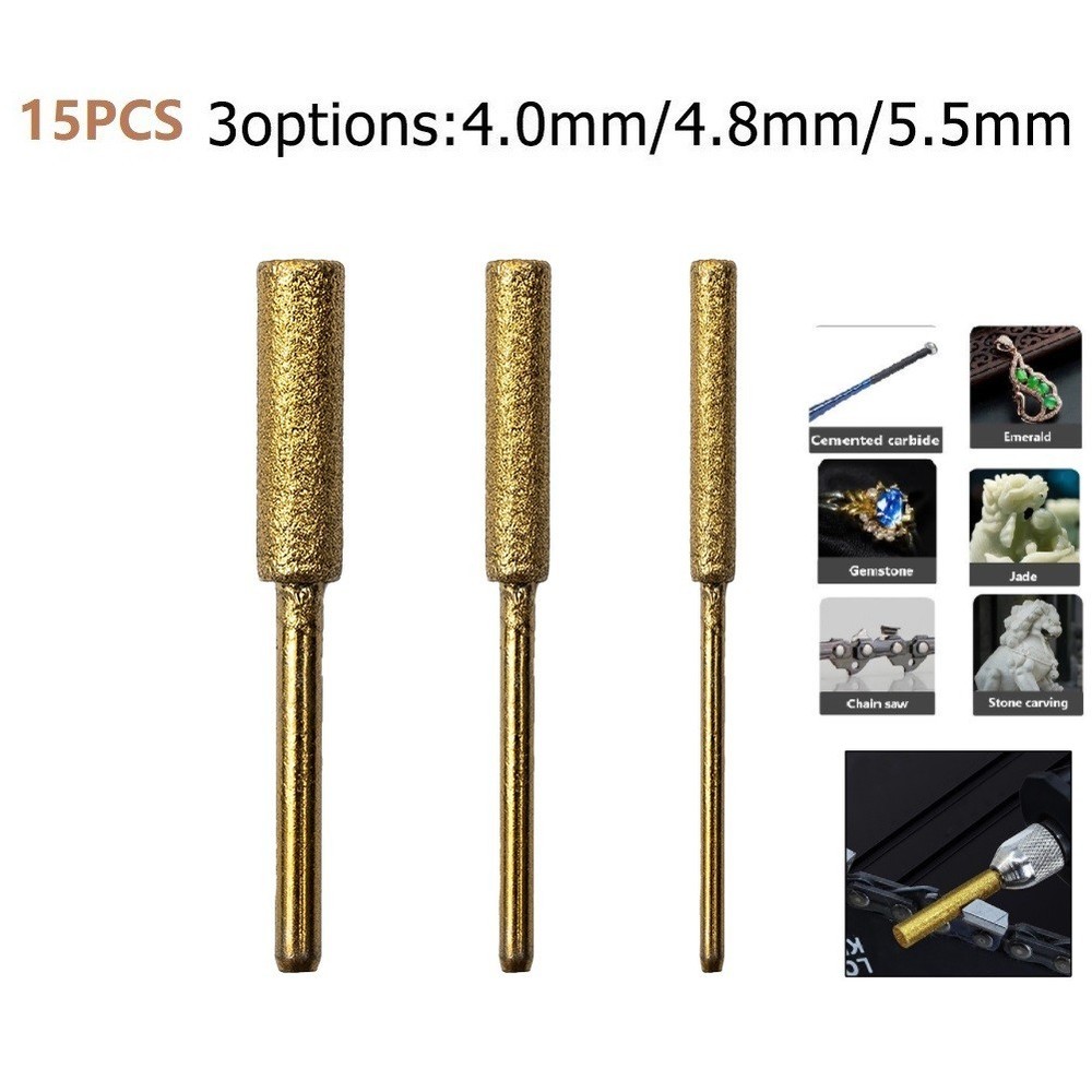 15Pack - Diamond-Chainsaw-Sharpener-Chainsaw-Diamond Drill Saw Sharpener