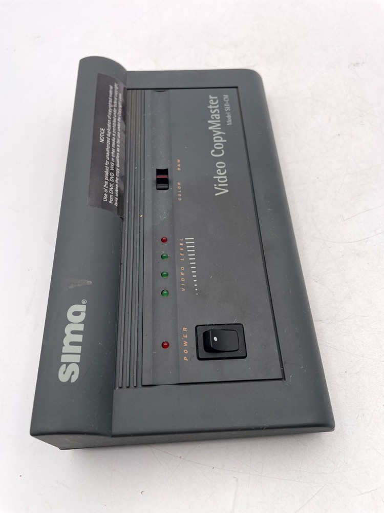 Sima Video CopyMaster SED-CM Compact Automatic Video Enhancer & Duplicator Black
