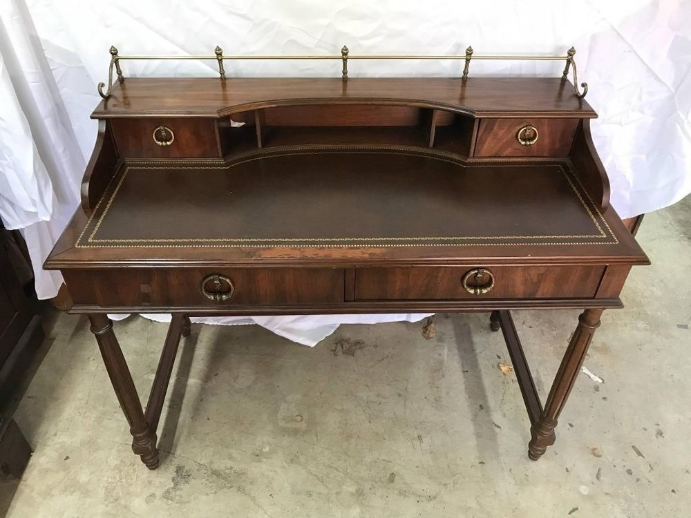 Walnut Victorian Writing Desk by Sligh