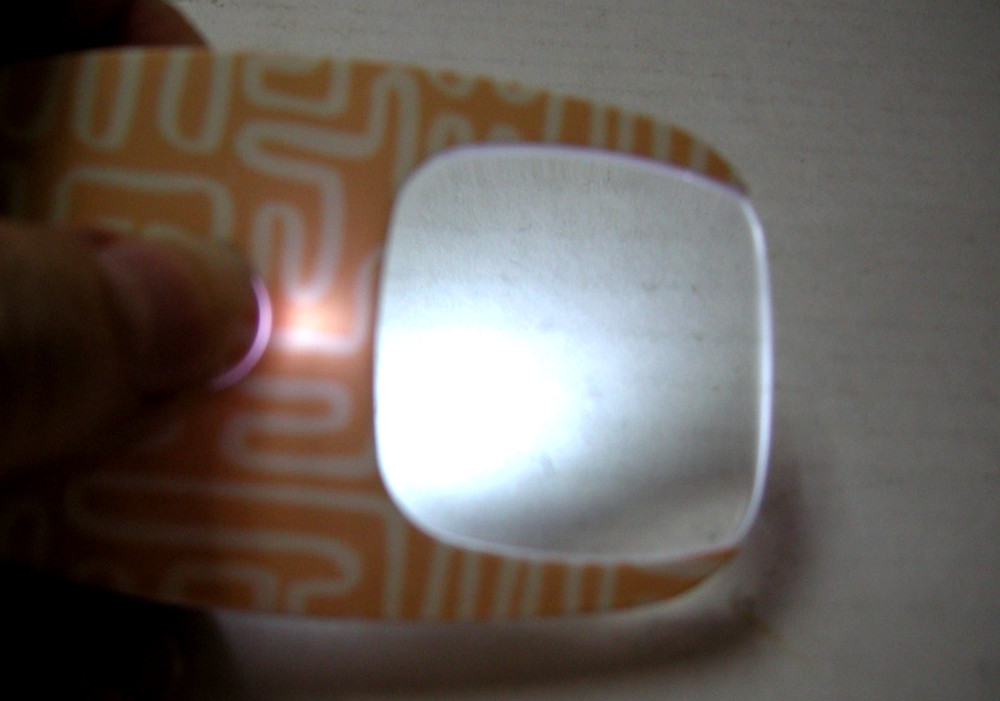 OptiCard LED Light By Optimum Optical, 2x Magnification, Geometric Design, New