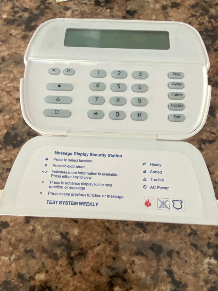 DSC PC9155 MASTER WIRELESS SECURITY PANEL ONLY, WORKS GREAT,KEY PAD AND SENSORS