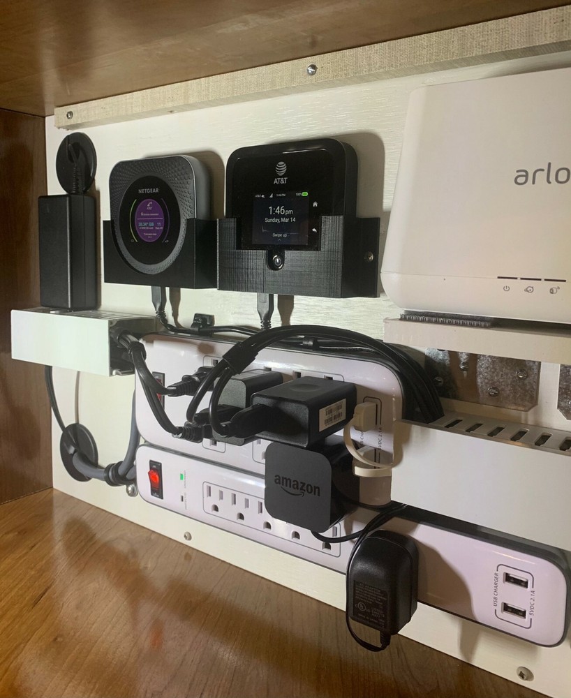 Wall Mount Case for Netgear Nighthawk M1 M2 - Open Bottom