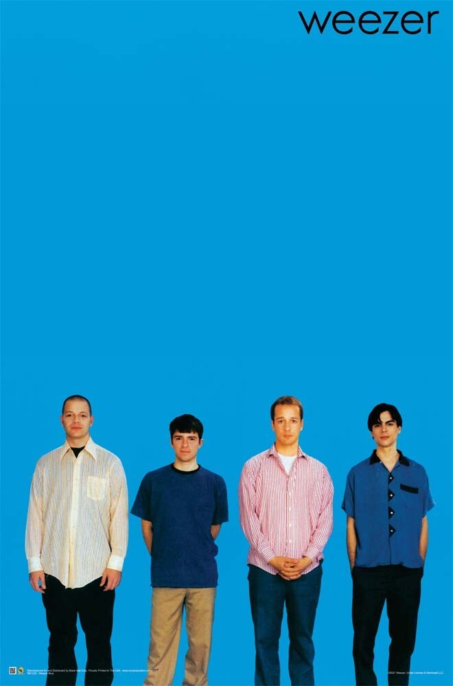 Weezer Poster - Blue Mini - 11" x 17"