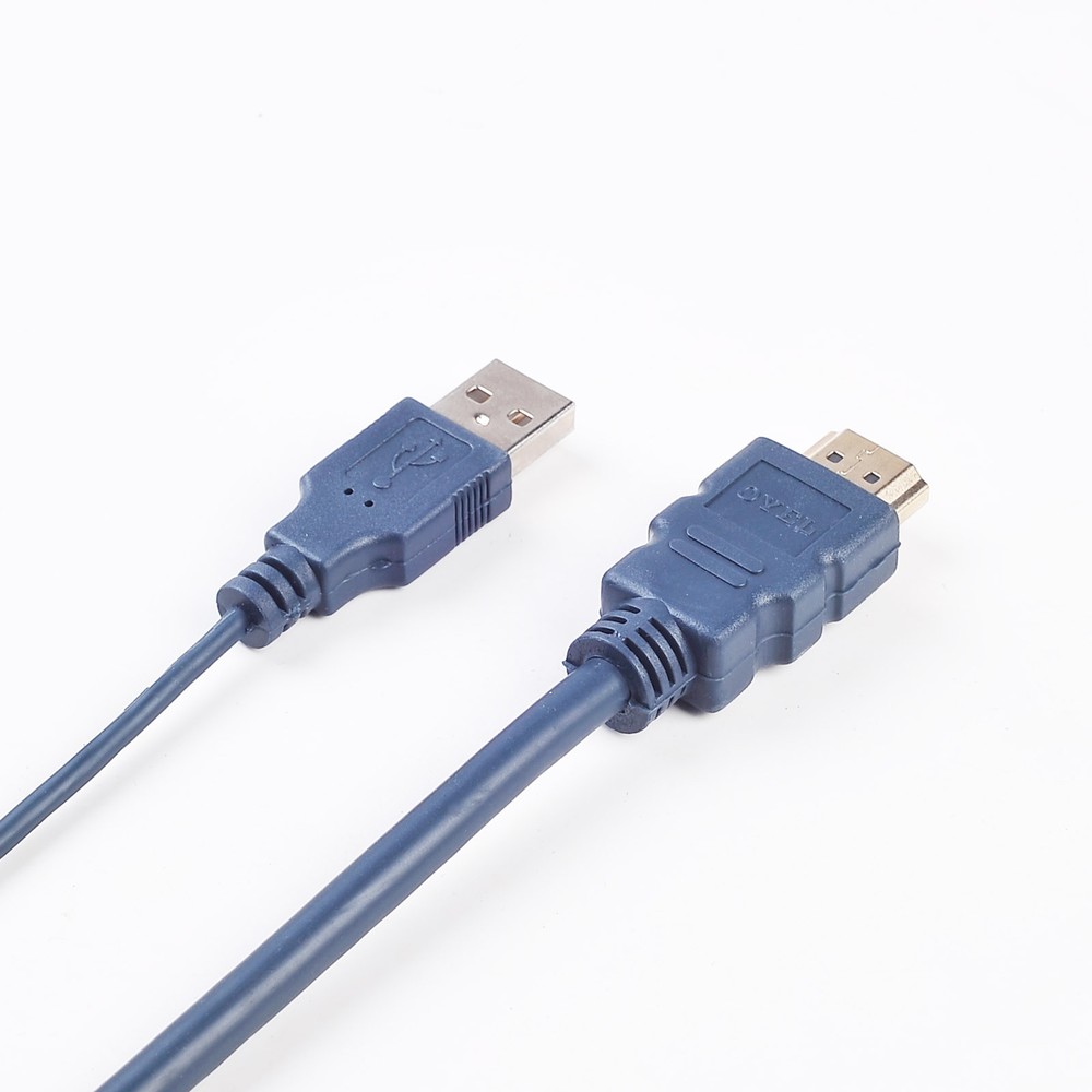 Dual Port HDMI-compatible KVM USB Switch Switcher a Single Console f 2 Computer