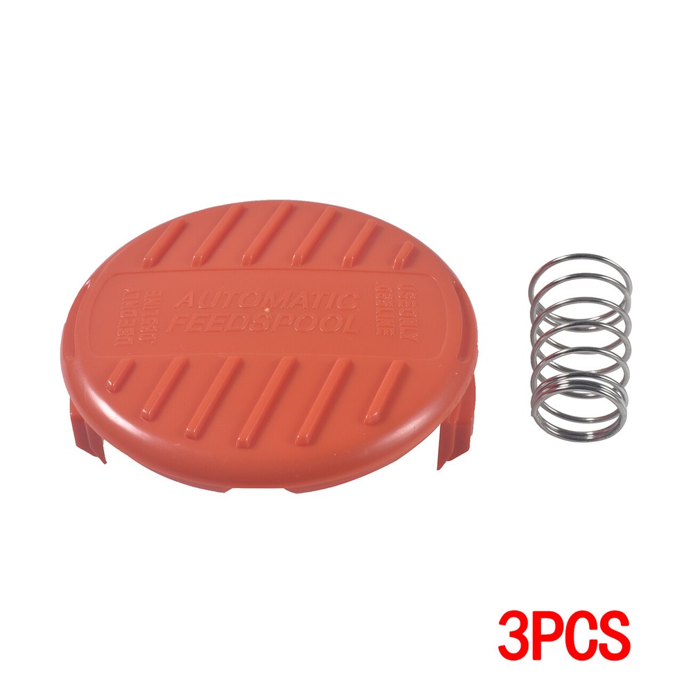 3x Cap & Spring For Black&Decker String Trimmer AF-100-3ZP Weed Eater