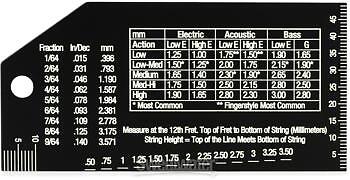 MusicNomad Truss Rod Gauge & String Action Gauge Bundle