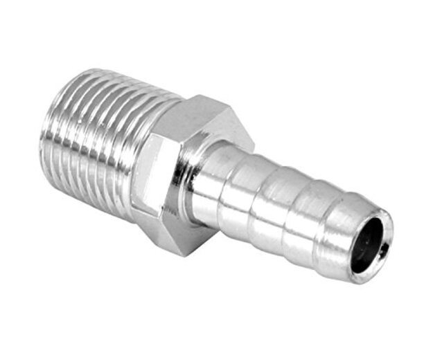 Performance (5945) 3/8" Chrome Fuel Fitting