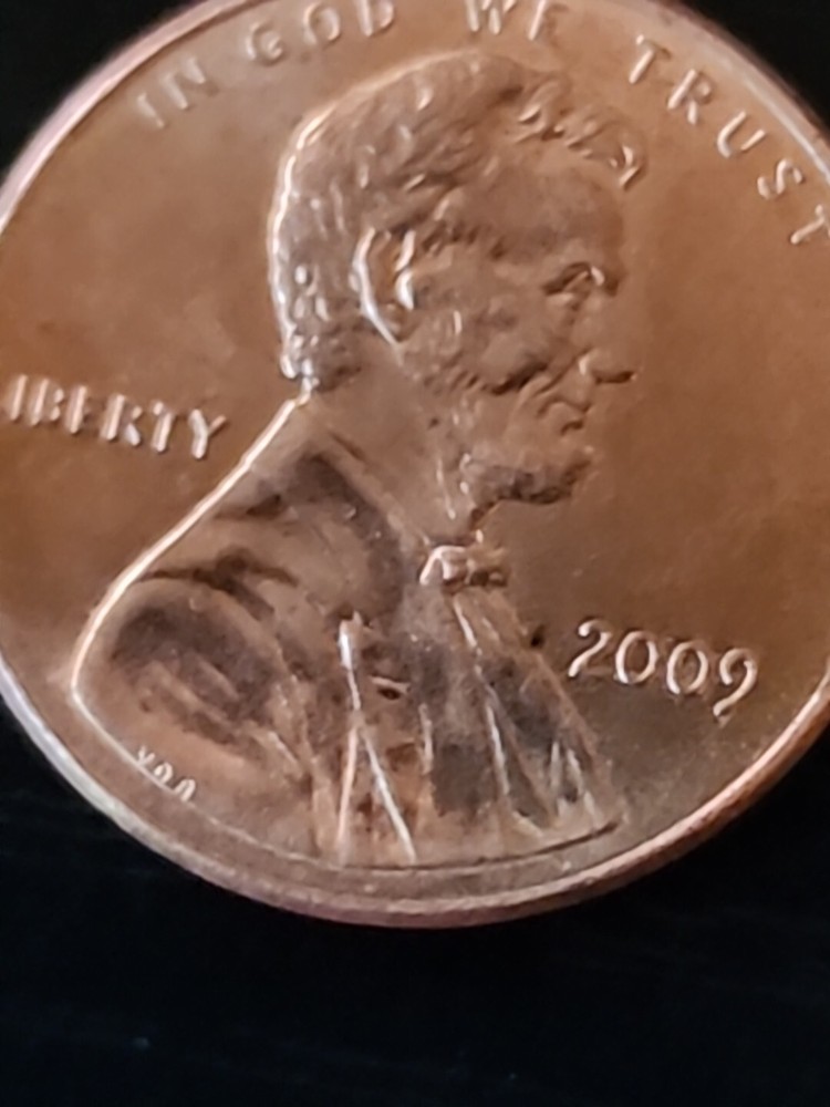2009 Lincoln Log Cabin Penny No Mint Mark Errors