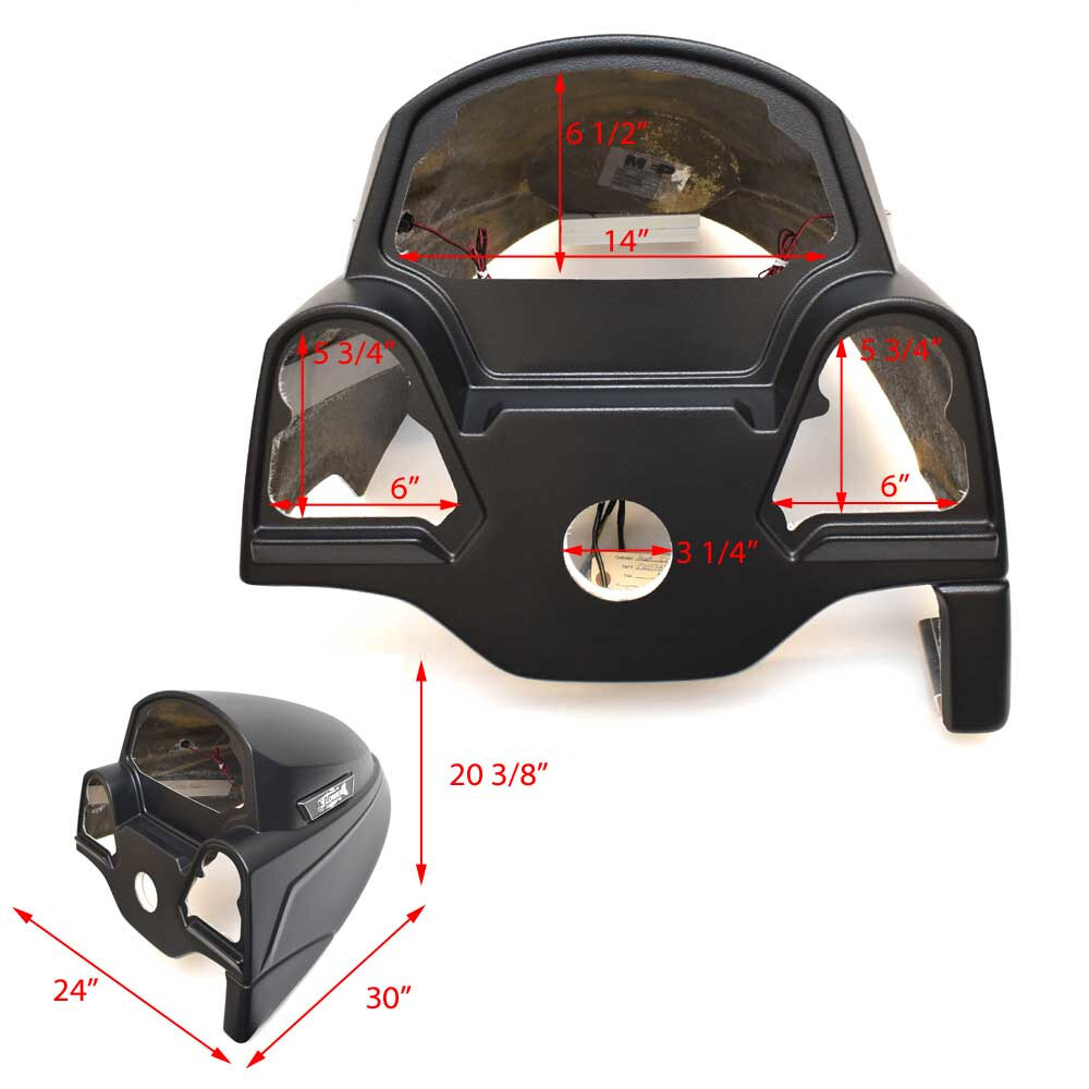 Lowe Boat Blank Dash Console 2276936 | Stinger 175 195 Black