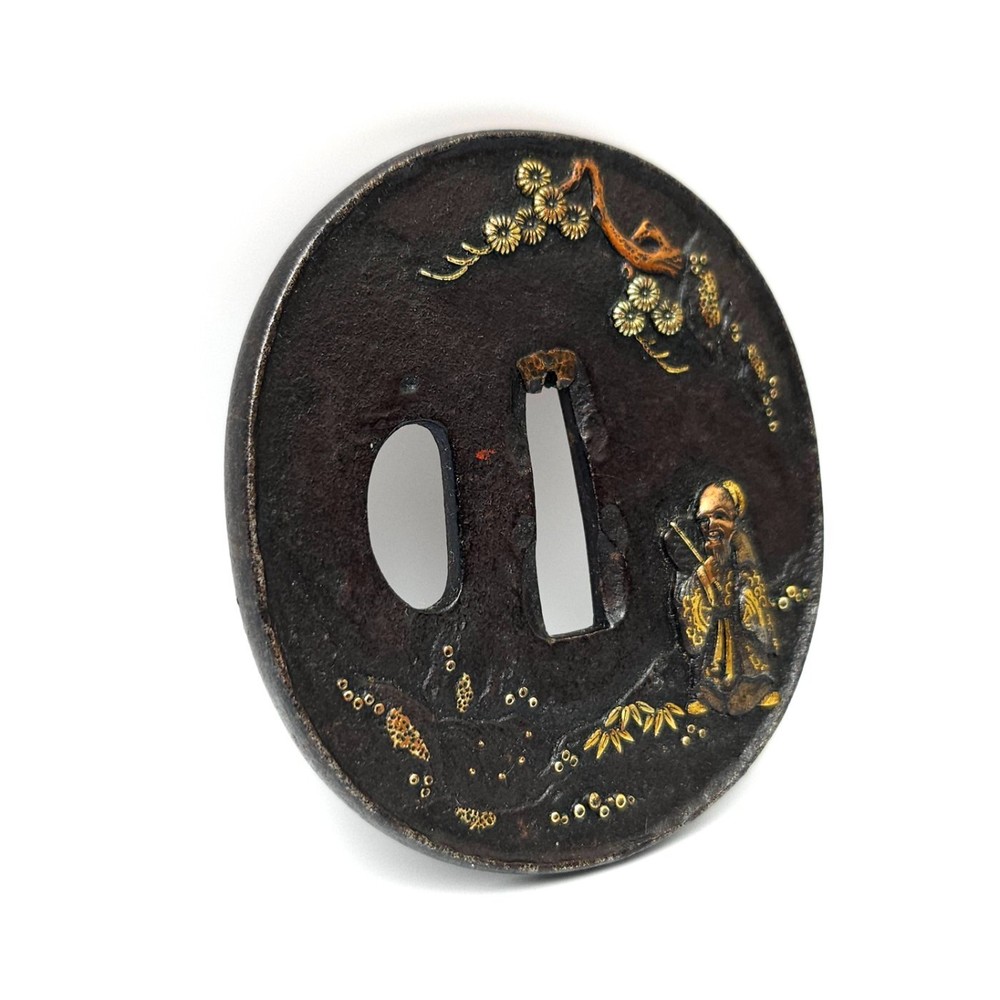 A fine (ko-) Nara school Tsuba