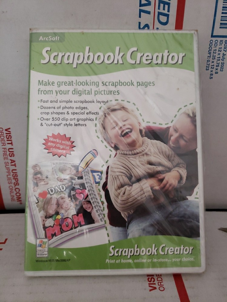 ArcSoft Scrapbook Creator Great Looking Scrapbook Pages PC Software ~ Shelf62k