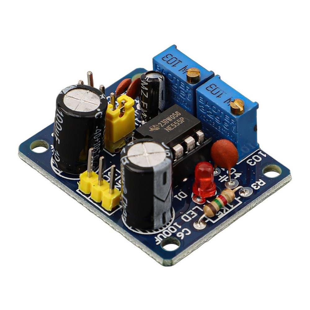 NE555 Pulse Frequency Generator LED Indication Suitable for Various Devices