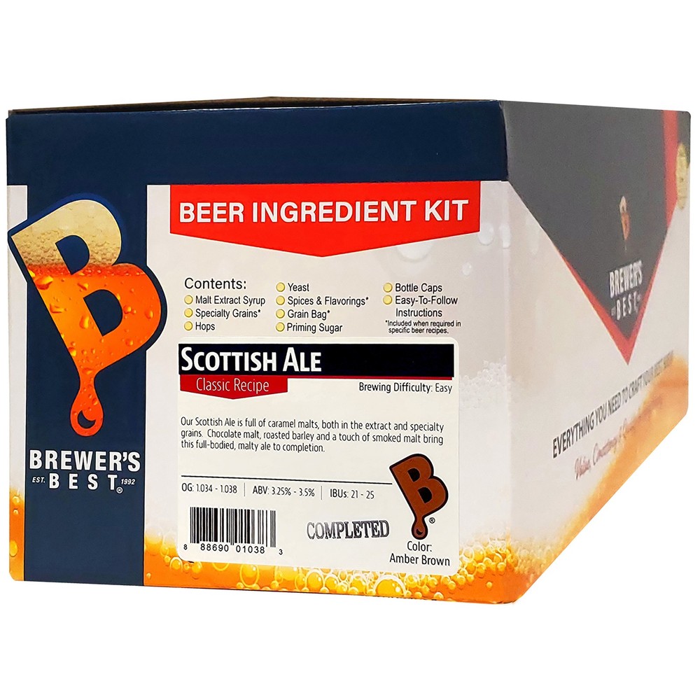 Brewer's Best Scottish Ale Kit for Home Brew Beer Making