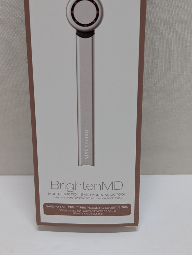 Trophy Skin Brighten MD Multi-Function Eye Face & Neck Tool - New