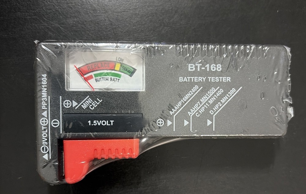BT-168 Battery Tester AA AAA C D 9V Others