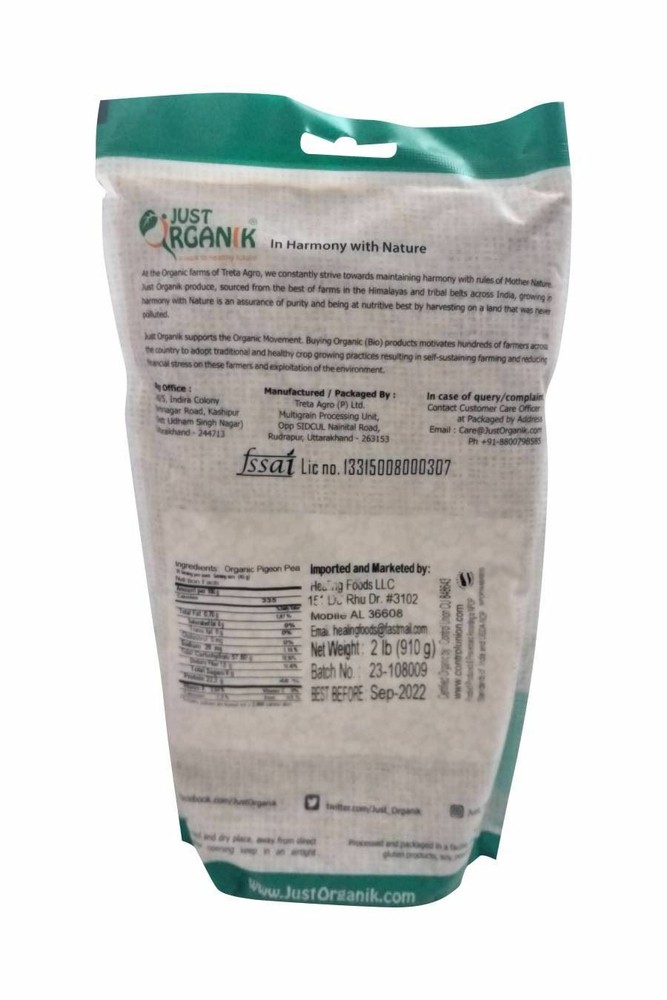 Organic Toor Dal