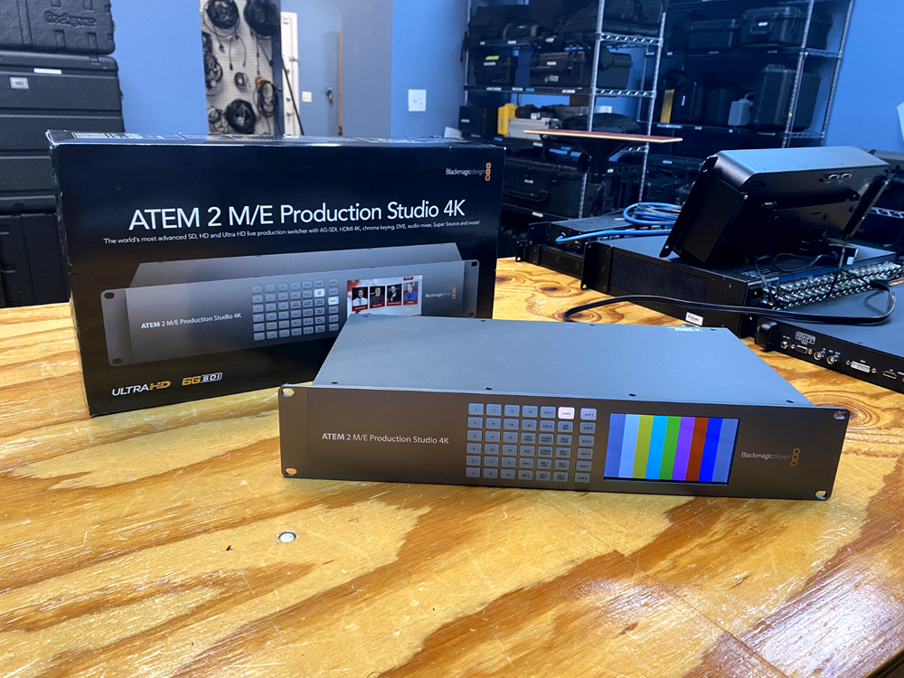 Blackmagic Design ATEM 2 M/E Production Studio 4K- Great Condition w/ Packaging