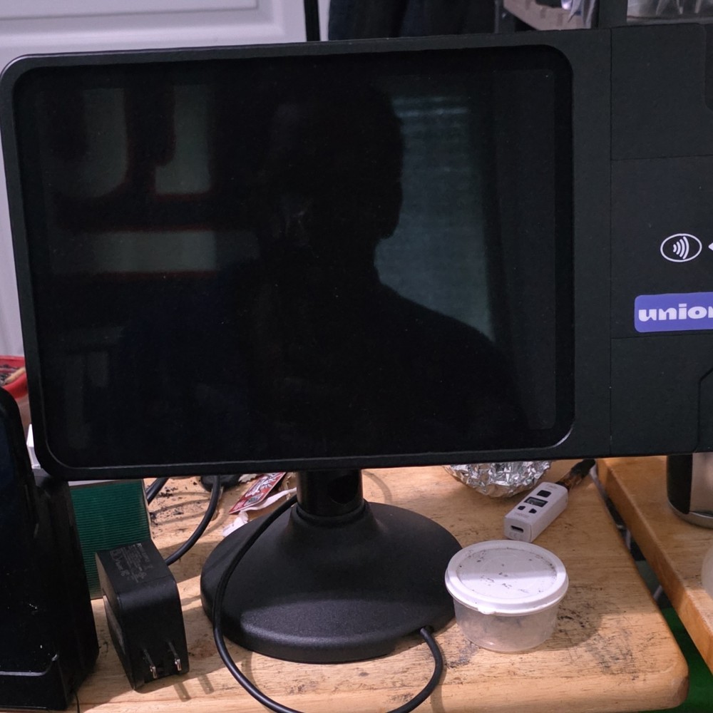 Union POS System Touchscreen Terminal with Card Reader and Stand