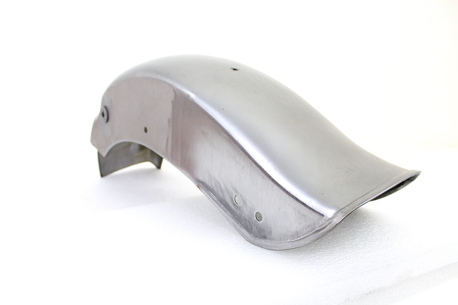 Rear Fender Bobbed Raw Steel fits Harley Davidson