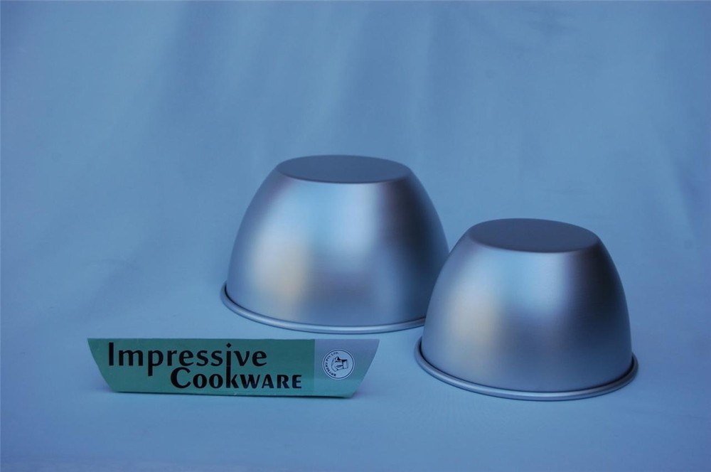 Pudding Steamer Cake Pan/Tin Set  Impressive Cookware