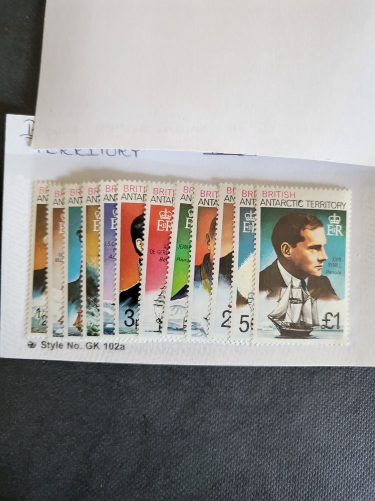 Stamps British Antarctic Territory Scott #45-59 never hinged