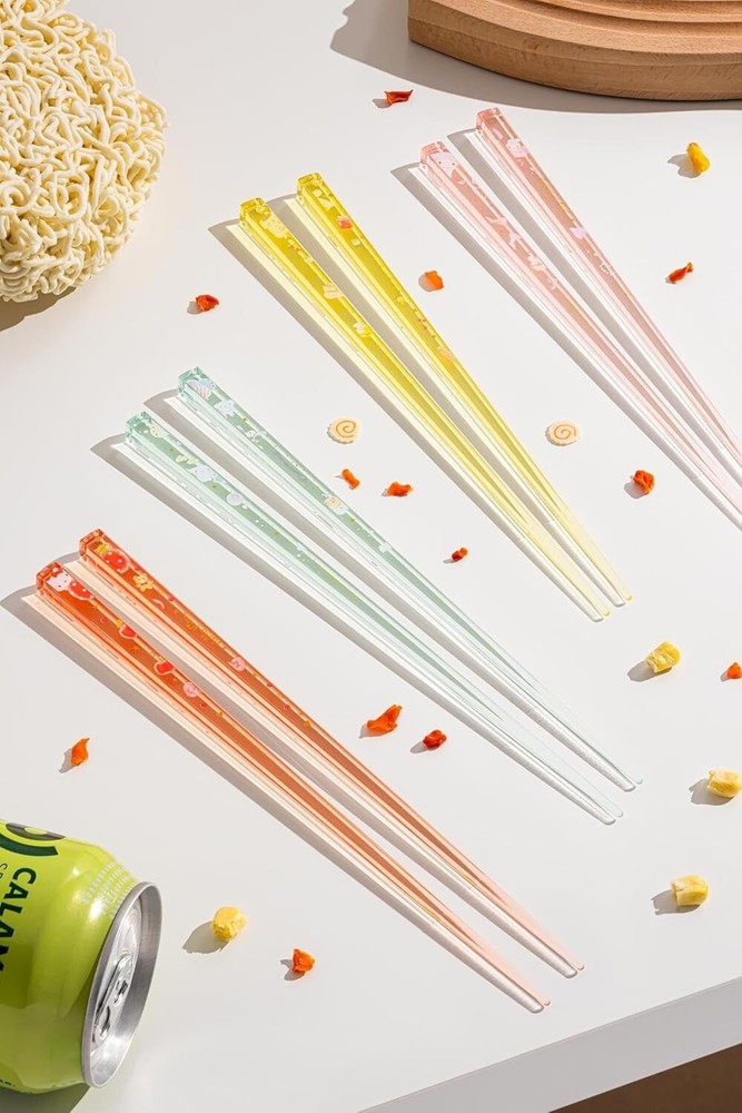Hello Kitty Acrylic Chopstick Authentic Design Light Durable Convenient 5043