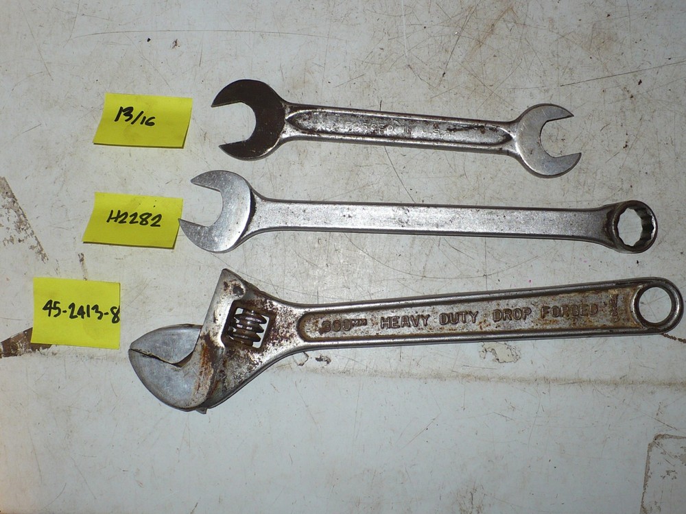 Vintage Western Auto Wizard Toolbox & 9 Westline Wizard Westcraft Tools