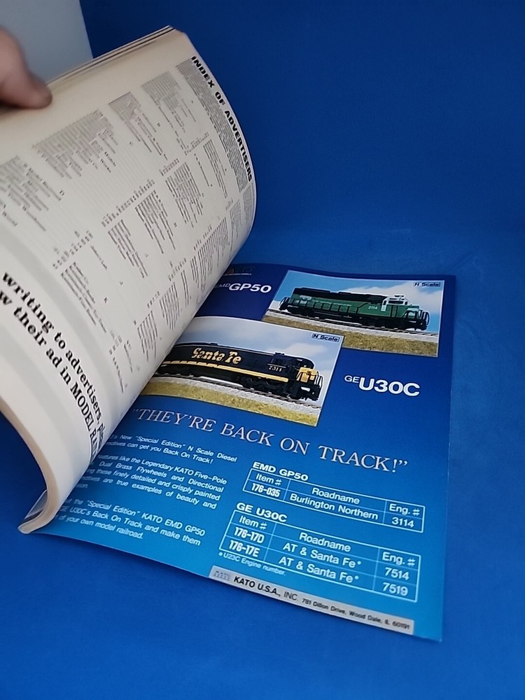 Model Railroader Magazine August 1991 Issue