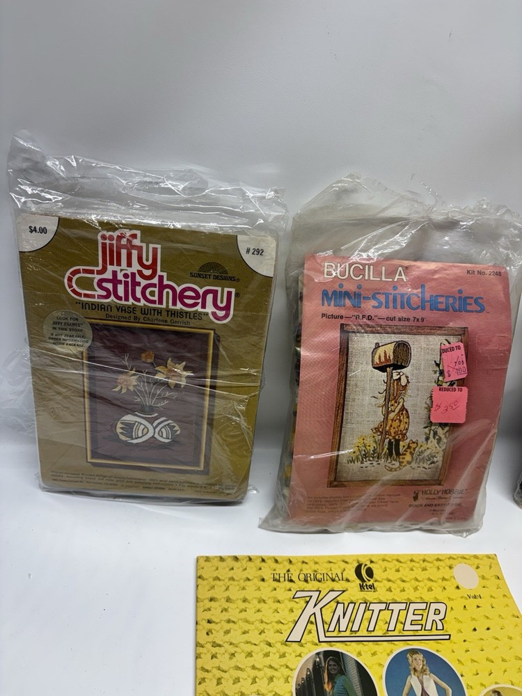 Group Of Embroidery Items