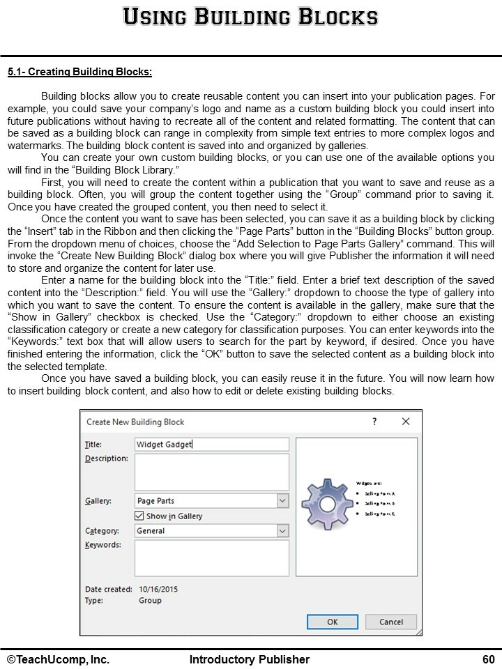 MICROSOFT PUBLISHER 2016 DELUXE Training Tutorial Course & Quick Reference Guide