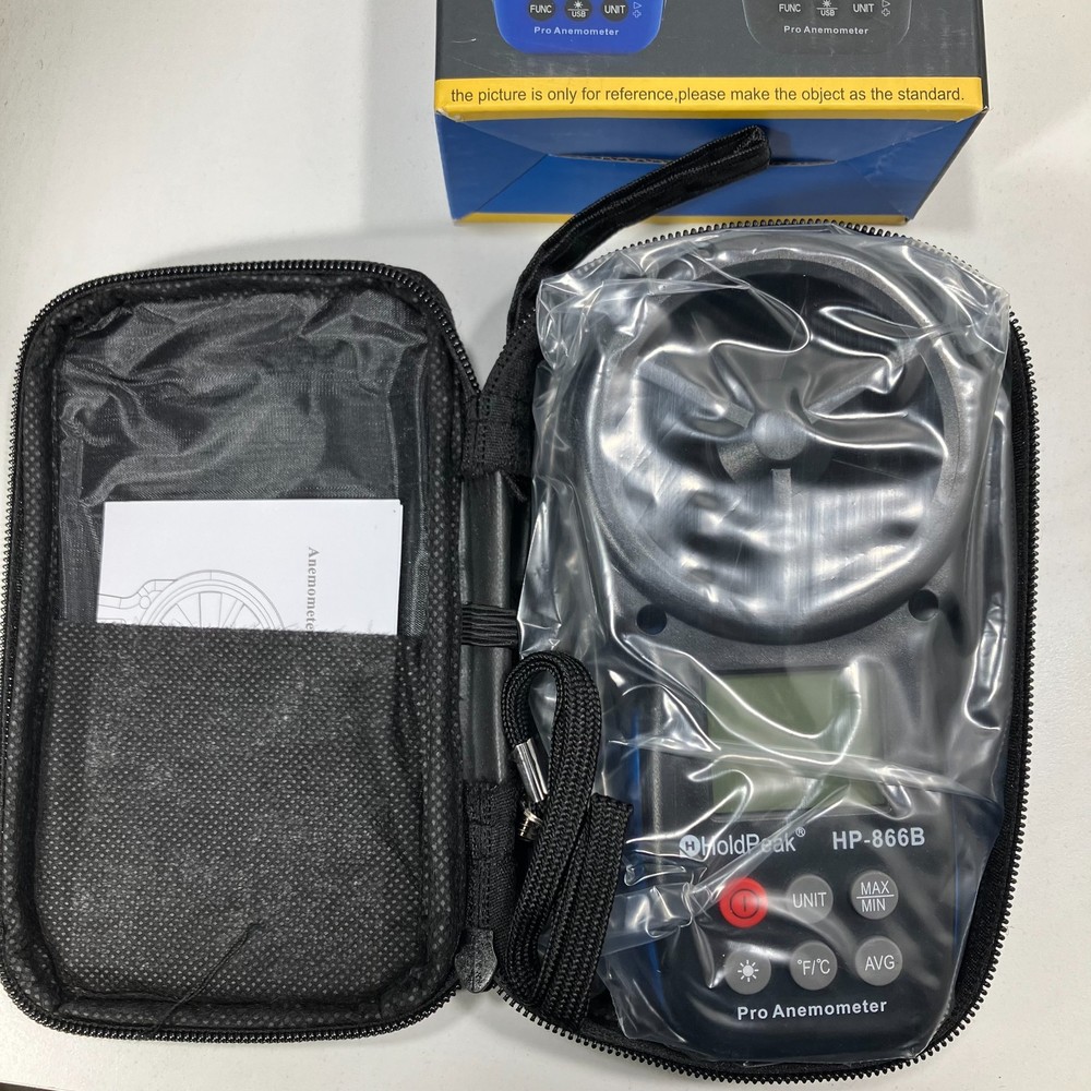 HOLDPEAK 866B Digital Anemometer Handheld Wind Speed Meter