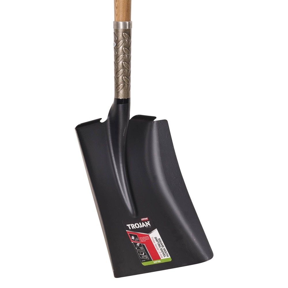 Trojan Square Mouth Shifting Shovel Timber D-Handle