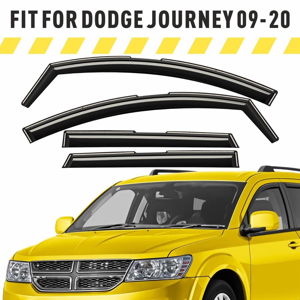 Rain Guards Vent Visors Shade for 2009-2020 Dodge Journey
