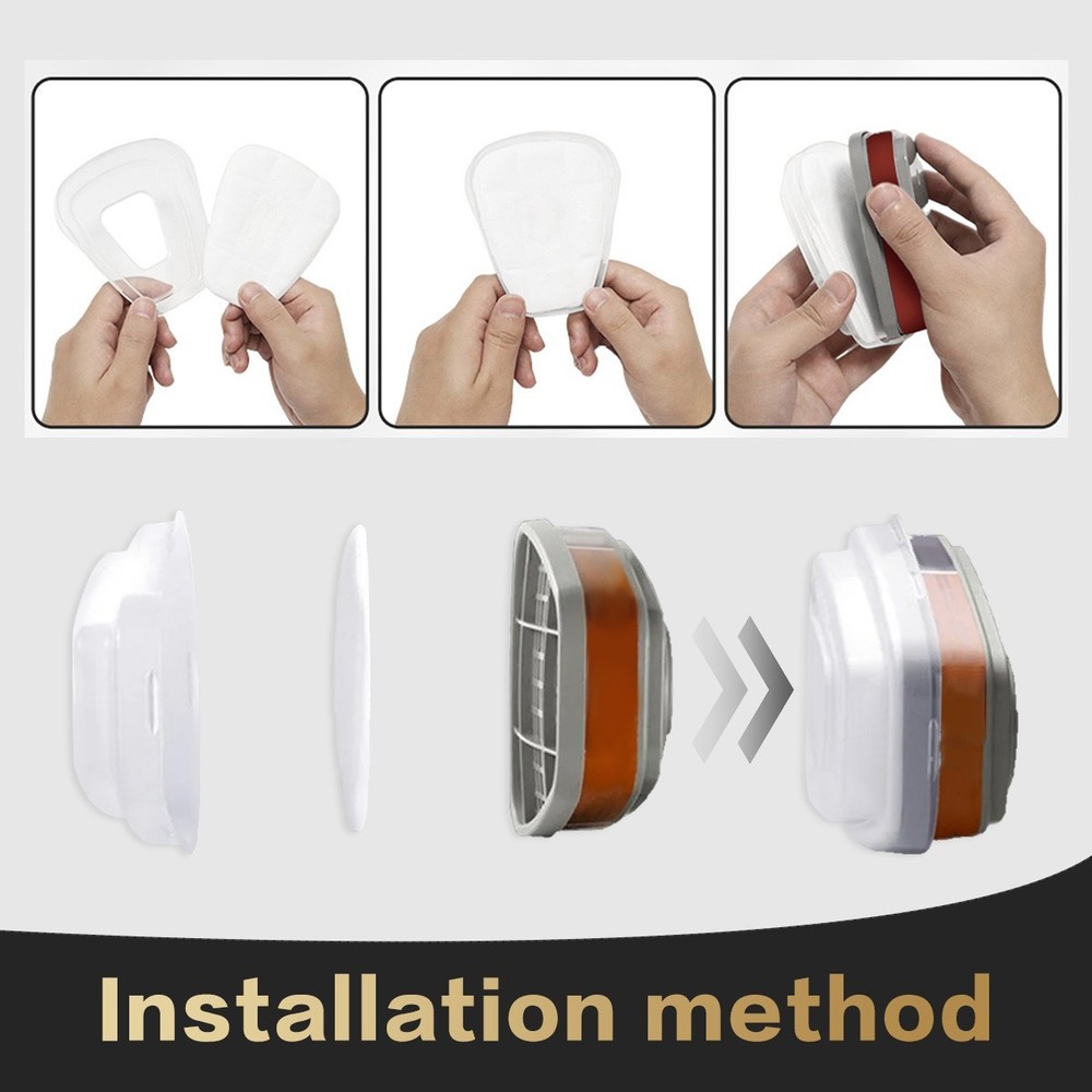 Filter Cotton 6000 Series Filter Box Replacement For 6200 6800 7502 Mask Replace