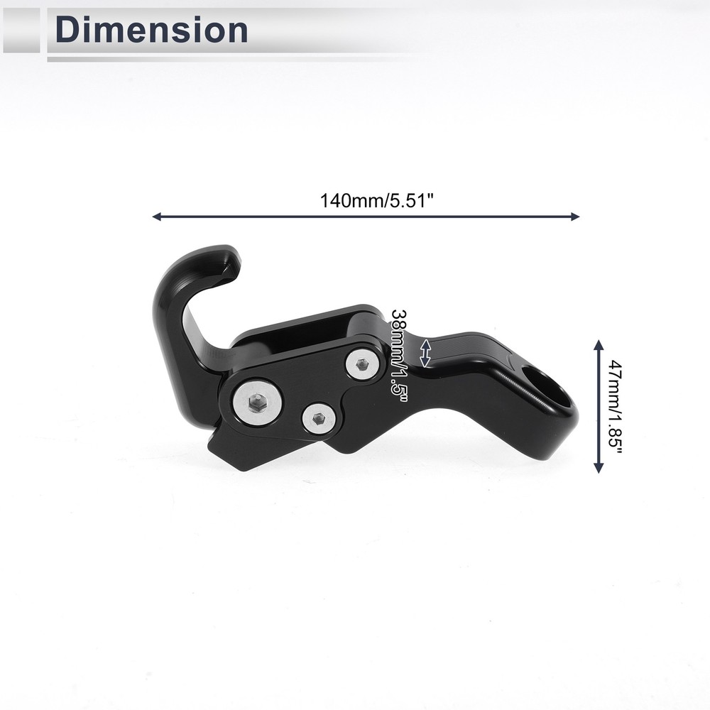 Alluper Motorcycle Hook for Minio with Black Handle