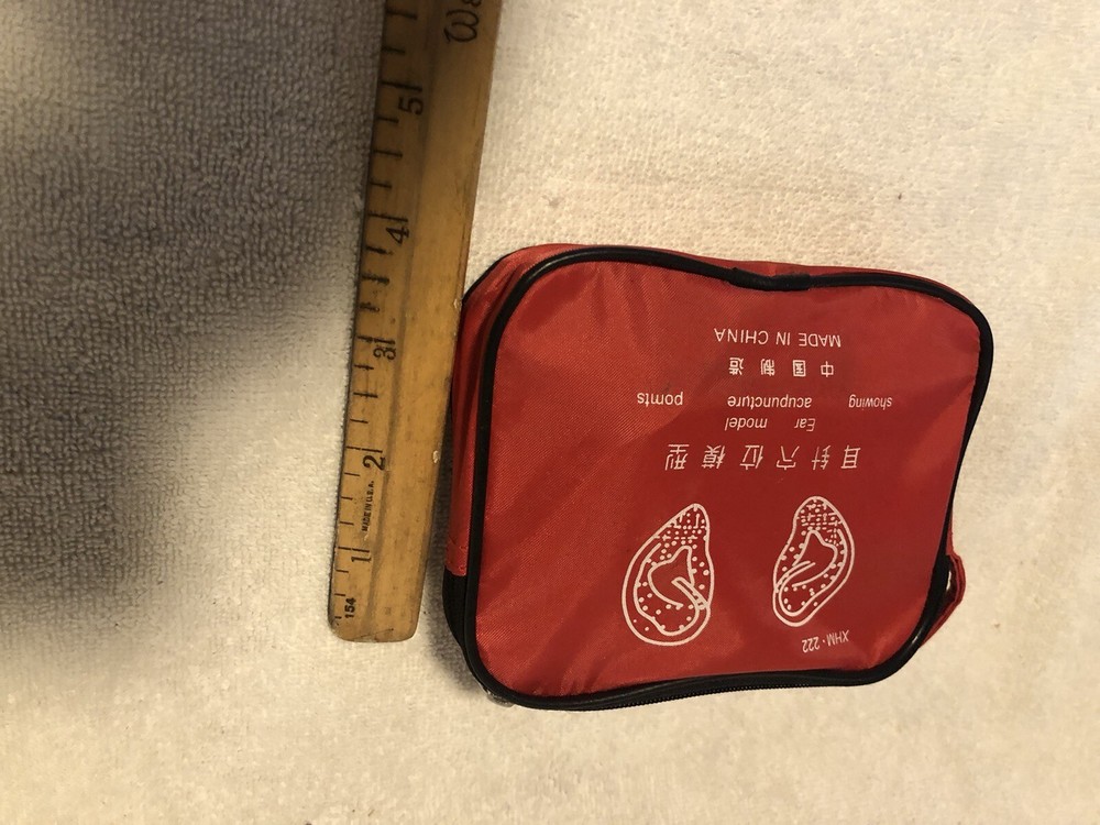 Vtg Human Ear Acupuncture Model w/Acupuncture Points