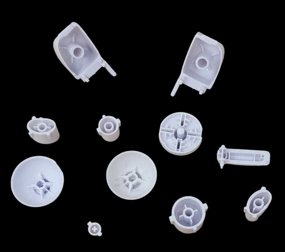 L/R ABXY Z Thumb C Stick Button Shell Replacement For GameCube Controller NGC