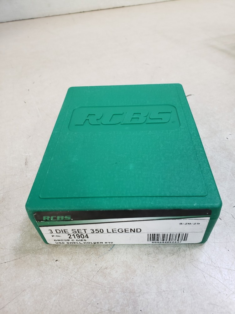 RCBS 350 Legend Rifle Reloading Dies 21904