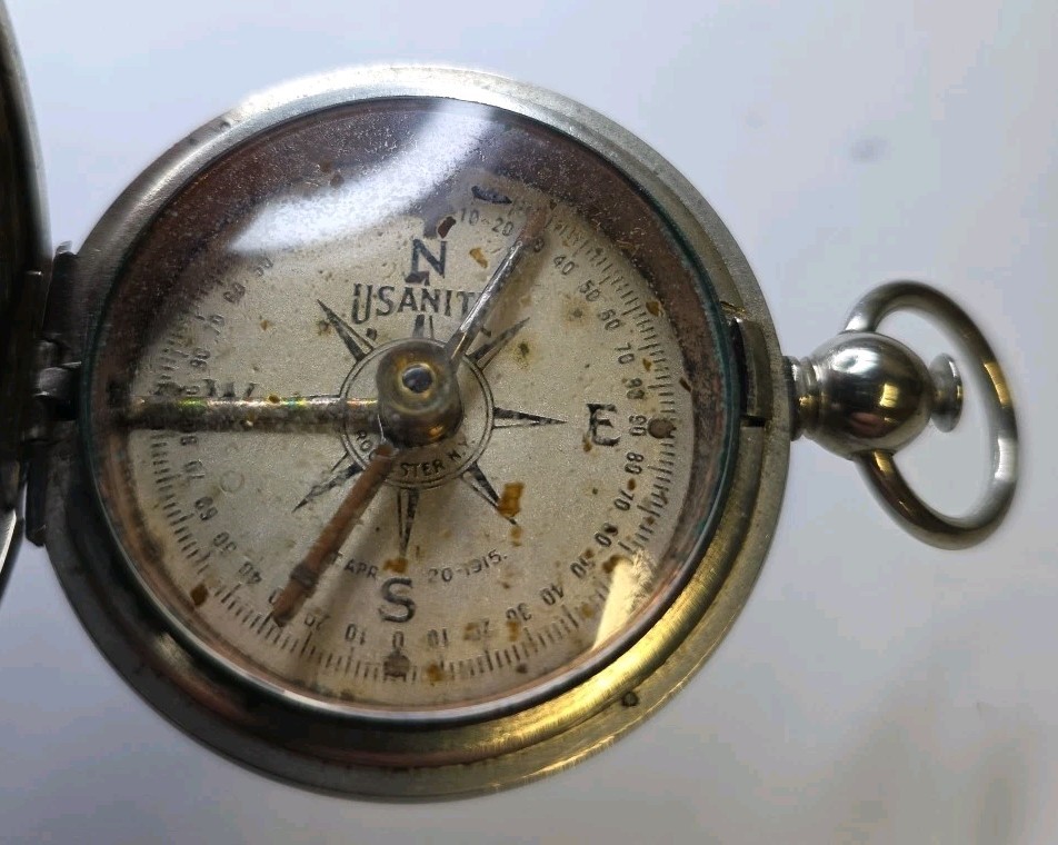 Antique Taylor Usanite Compass • WW1 • 1918