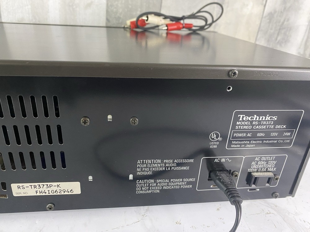 Technics RS-TR373 Dual Cassette Player/ Recorder - Read