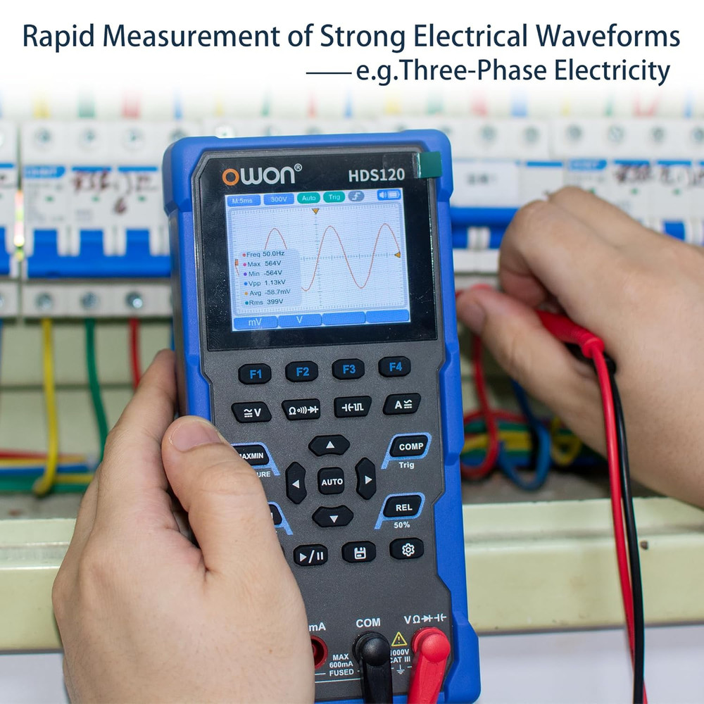 Oscilloscope Multimeter 2 in 1 Function 1Mhz Bandwidth Oscillograph with Digital