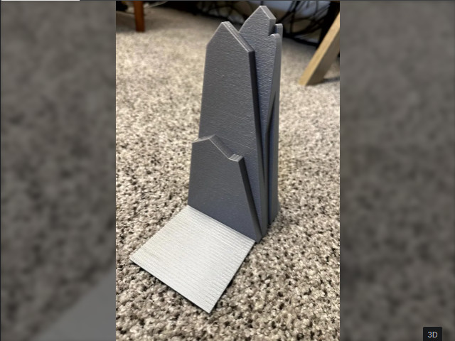 Mountain Bookends with large anti-slip base