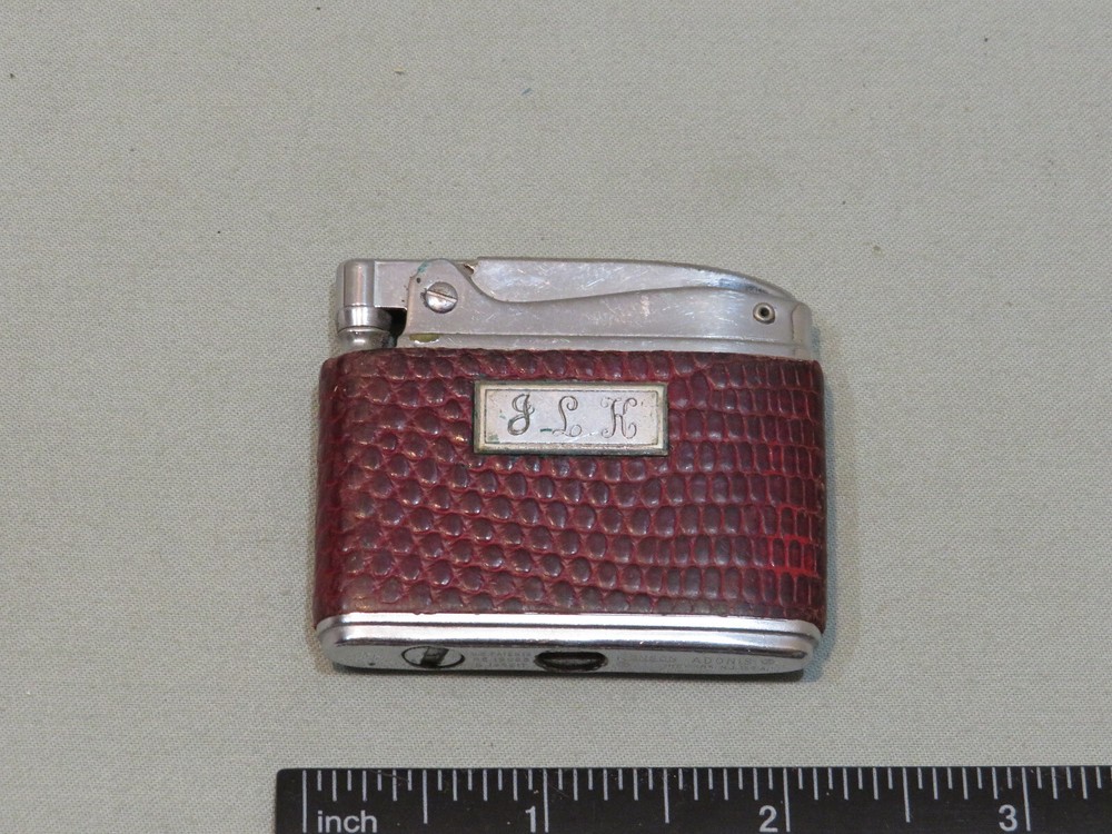 Vintage Ronson Adonis Lighter, Monogramed, Untested