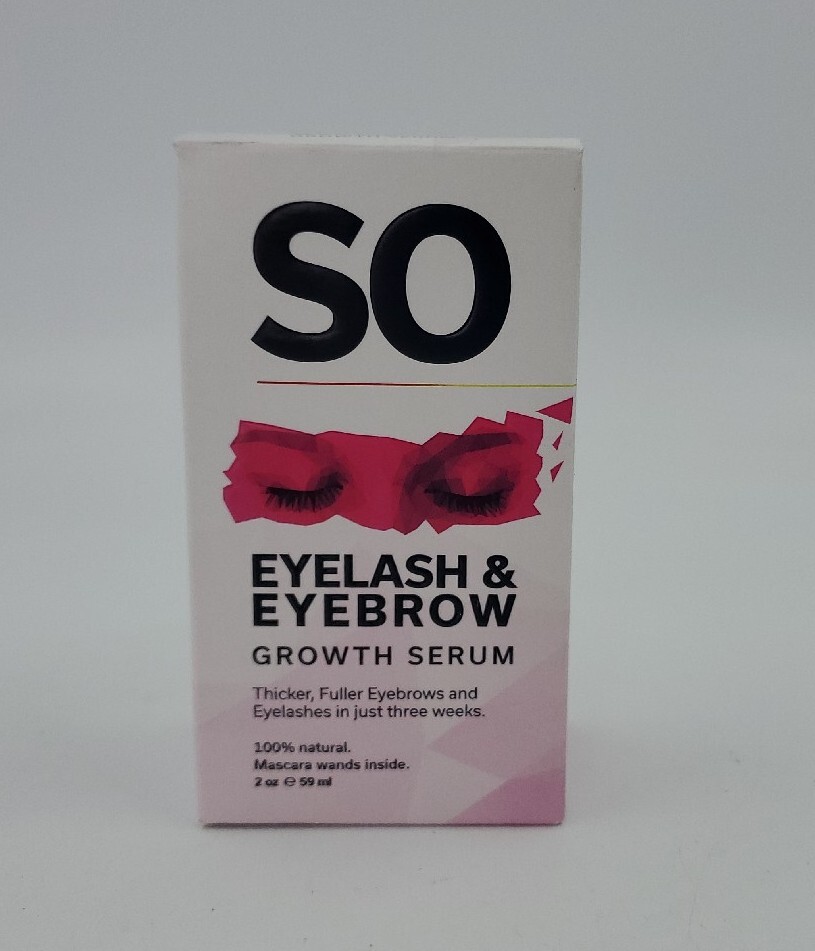 SO Eyelash & Eyebrow Growth Serum 100% Natural