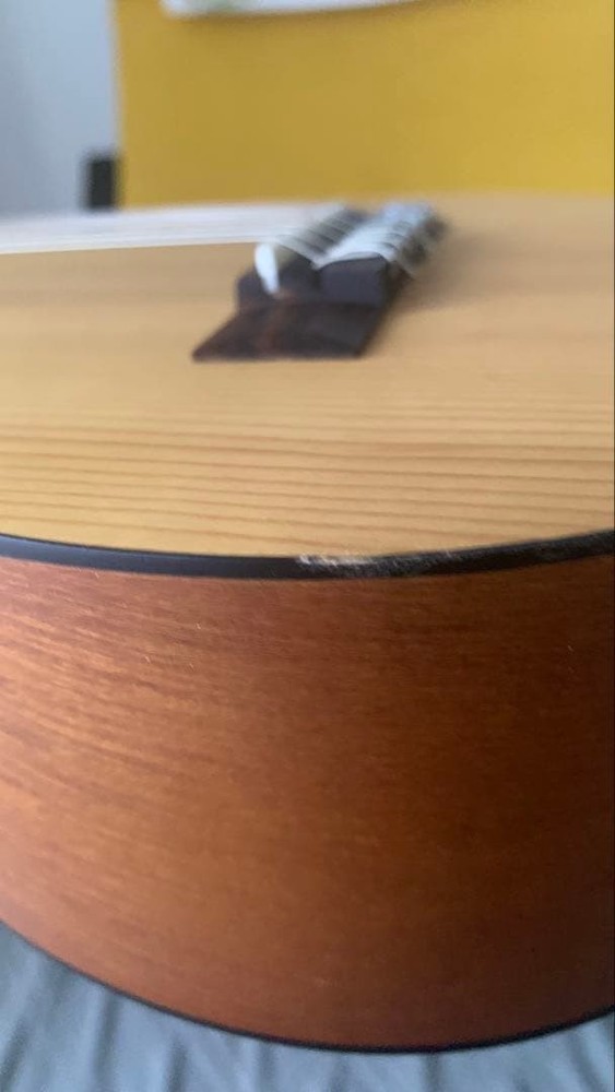 Yamaha GL- Mini Classical Guitar With Soft Case, Strings Replaced