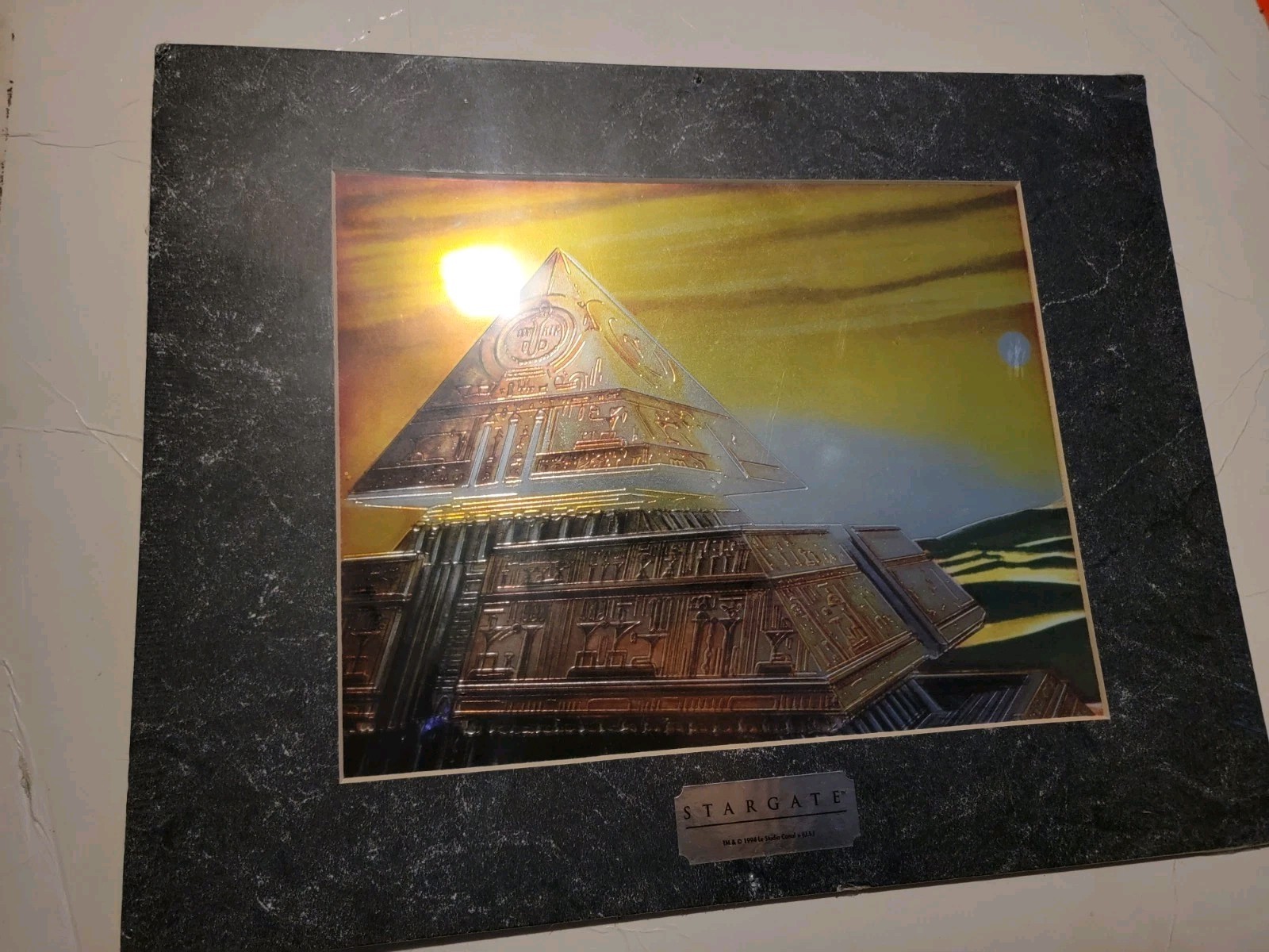 STARGATE  MOVIE ChromArt Limited Edition Chromium Print 11" x 14" Matted Sealed