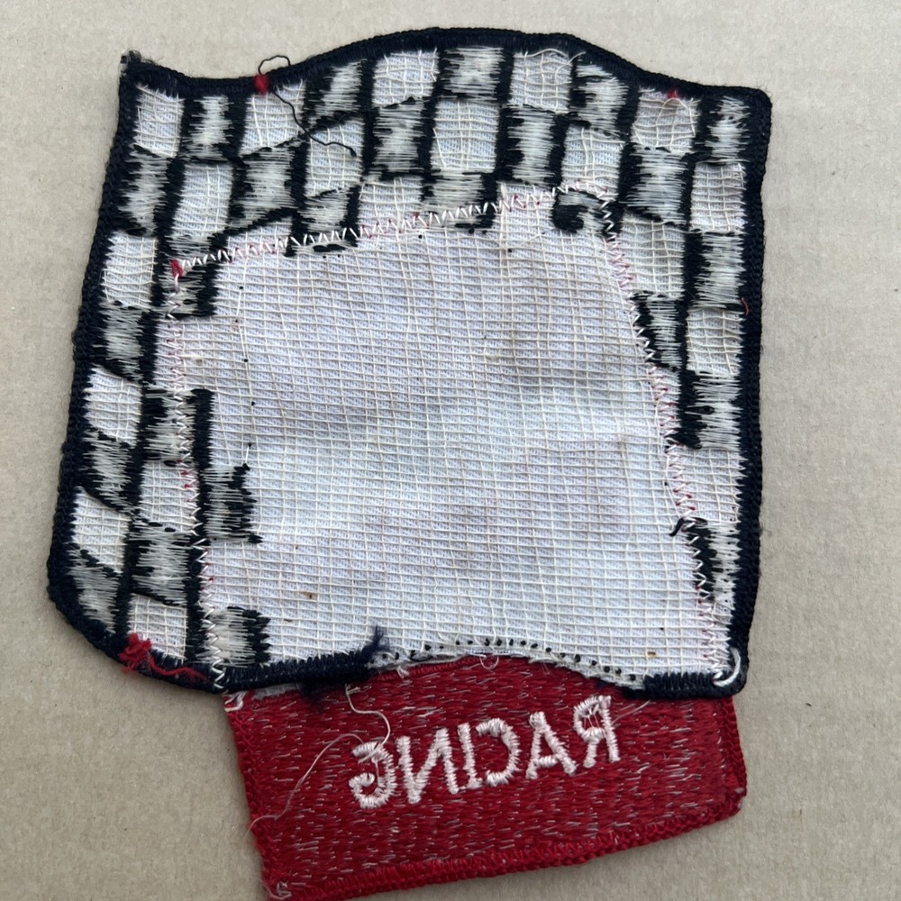 Vintage NASCAR WINSTON RACING Checkered Flag Patch