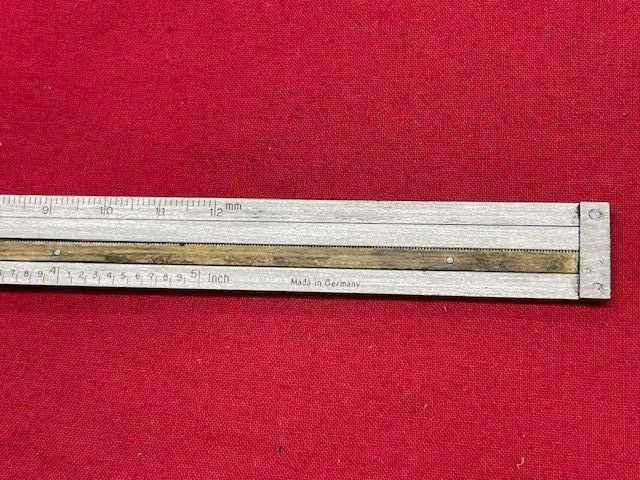 Helios Dial Caliper with Regular Jaws, Silver Face, 5" - VINTAGE - SUPER RARE!