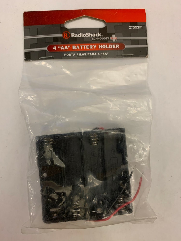 Radio Shack  4 AA Battery Holder #270-0391