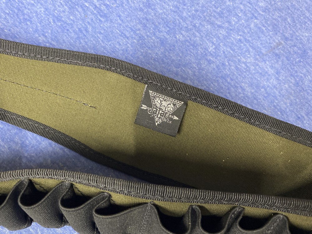Vintage Jatari Canvas Web Shotgun Shell Ammo Belt Sling